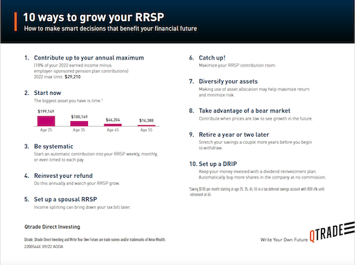 10 ways to grow your RRSP
